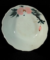 彩繪花卉大湯碗藏品圖，第1張