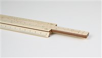 日本製「HEMMI公司SUN」竹製計算尺組藏品圖，第4張