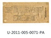 《台南高工開校十周年記念祭寫真帖》運動會流程表藏品圖，第1張