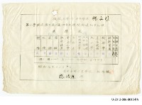 楊文明機械工程科第二學年第一學期成績表藏品圖，第1張