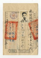 民國43年入境證副本藏品圖，第1張