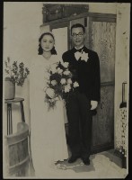 昭和12年-結婚儀式-新人合影藏品圖，第1張