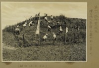 昭和13年-第一小隊作業情況，練兵場火藥庫土方內外除草藏品圖，第1張