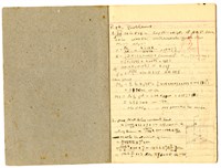 張紹竑「鋼筋混凝土設計」課程練習筆記本藏品圖，第2張