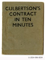 CULBERTSON'S CONTRACT  IN TEN MINUTES藏品圖，第1張