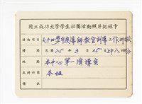 〈七十四年導師教官訓導工作研討會〉照片紀錄卡藏品圖，第1張