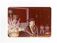 〈畢業典禮夏漢民校長致詞〉照片藏品圖，第1張