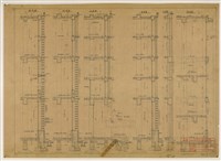 《臺灣省立成功大學圖書館新建工程設計圖》圖組─〈牆壁大樣3〉藏品圖，第1張