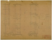 《臺灣省立成功大學圖書館新建工程設計圖》圖組─〈落水管〉藏品圖，第1張