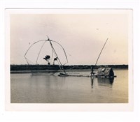 安平運河上的打漁竹筏藏品圖，第1張