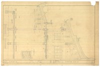《赤崁樓修建工程施工圖》圖組─〈海神廟剖面〉藏品圖，第1張