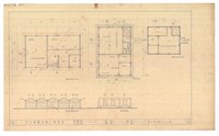 《天主教寶血會新建小學校舍設計圖》圖組─〈辦公室活動中心平面〉藏品圖，第1張
