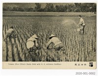 中美合作明信片〈農田灌溉〉藏品圖，第1張