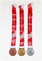 110年度全大運競賽獎牌金銀銅牌組藏品圖，第4張