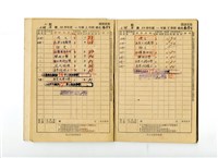 楊春生《臺灣省立成功大學工學院土木學系研究所選課簿》藏品圖，第4張