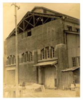 〈1935年新竹、臺中地震-昭和製糖會社苗栗工場損害狀況〉照片藏品圖，第1張