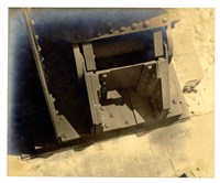 〈1935年新竹、臺中地震-大安溪鐵橋損害狀況〉照片藏品圖，第1張