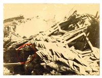 〈1946年臺南新化地震-新化鎮民屋損害狀況〉照片藏品圖，第1張