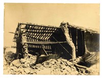 〈1946年臺南新化地震-新化鎮民屋損害狀況〉照片藏品圖，第1張