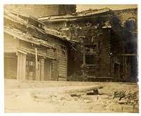 〈1946年臺南新化地震-臺灣總督府法院臺南支部附設臺南檢察局損害狀況〉照片藏品圖，第1張