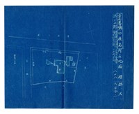 《臺南衛戍地諸部隊用地圖》圖組之〈臺南衛戍地諸部隊用宿舍十號〉(索引番號第65號)藏品圖，第1張