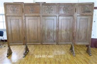 迎賓苑五頁式木質屏風藏品圖，第1張