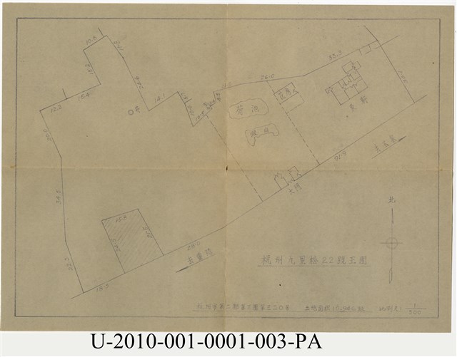 《實測杭州市街西湖全圖》、王助杭州宅第地籍圖的圖片