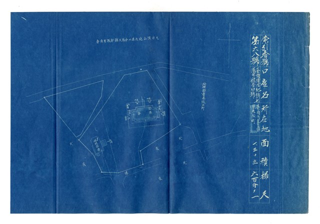 《臺南衛戍地諸部隊用地圖》圖組之〈臺南衛戍地諸部隊用宿舍四號〉(索引番號第68號)的圖片