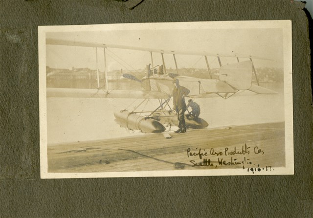 Photo of Model C seaplane Designed by  Wong Tsoo, at Wong Tsoo's album 