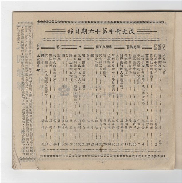 《成大青年》第十六期藏品圖，第3張
