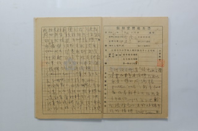 民國45年9月學生假期實習報告書藏品圖，第13張