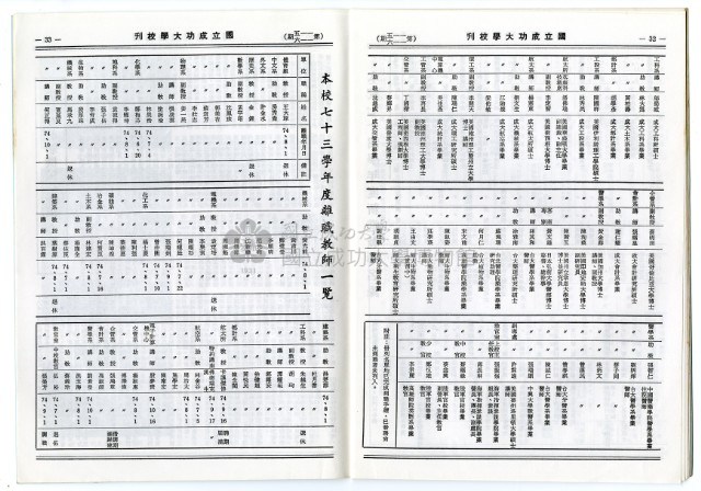 國立成功大學慶祝卅九周年校慶特刊藏品圖，第19張
