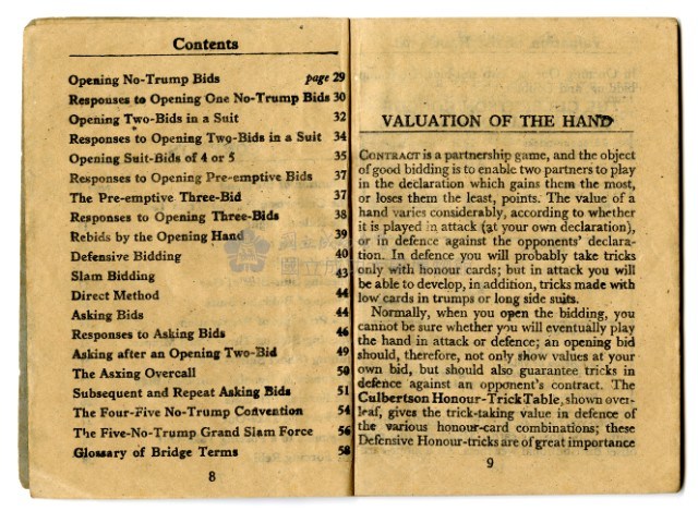 CULBERTSON'S CONTRACT  IN TEN MINUTES藏品圖，第4張
