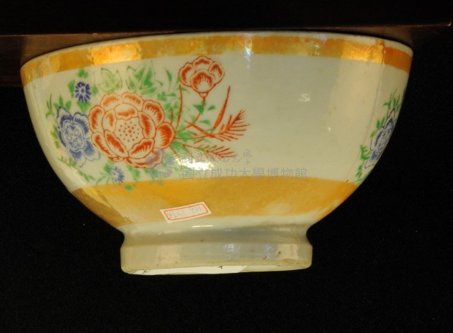 轉印花卉湯碗藏品圖，第1張