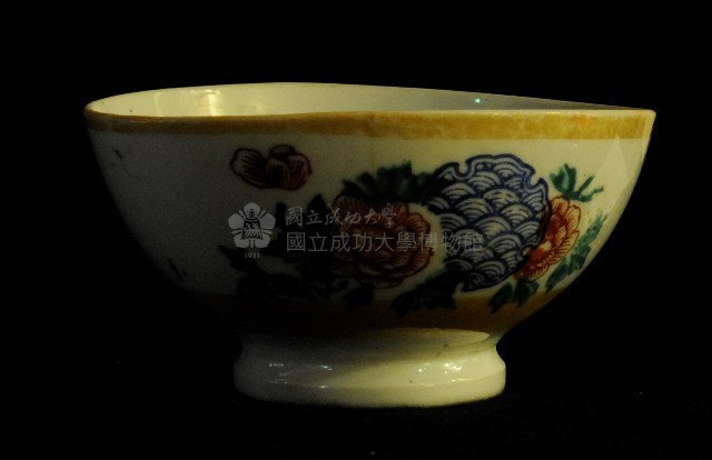 閃光釉轉印花草碗藏品圖，第1張