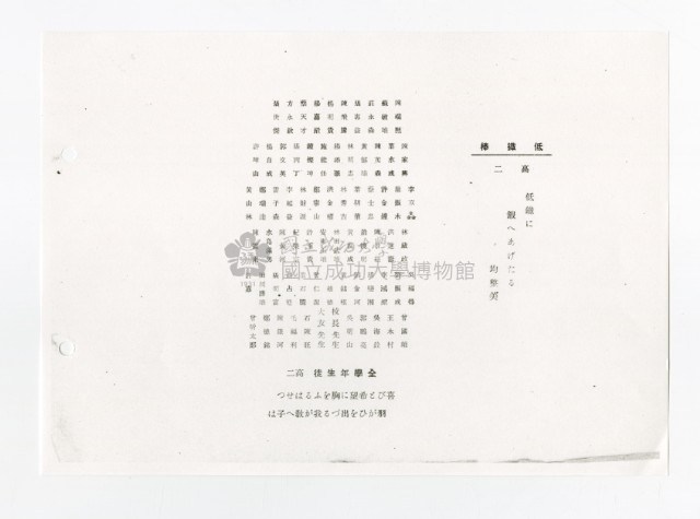 Copy of Tainan city Bao national school album Collection Image, Figure 21, Total 30 Figures