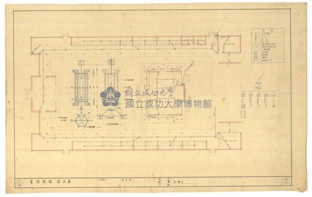 《電燈、配線、燈詳圖》藏品圖，第1張