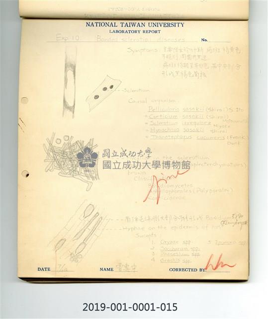 Banded sclerotial disease Collection Image
