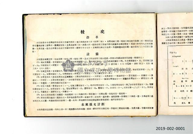 Taiwan Provincial College of Engineering Graduation Yearbook Collection Image, Figure 13, Total 33 Figures