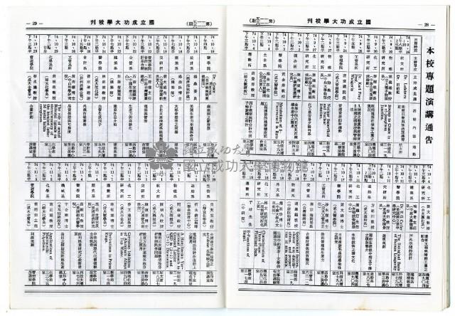 國立成功大學慶祝卅九周年校慶特刊藏品圖，第17張