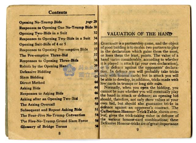 CULBERTSON'S CONTRACT  IN TEN MINUTES藏品圖，第4張