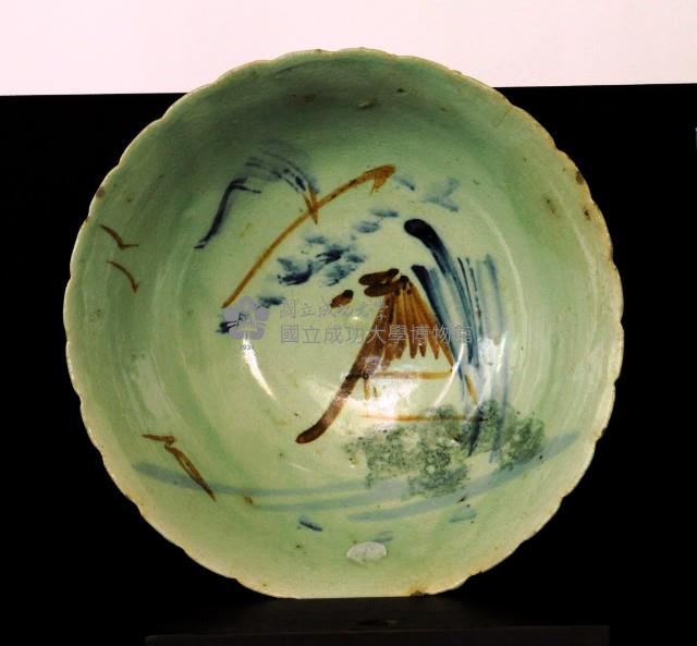 青花彩繪風景湯碗藏品圖，第1張