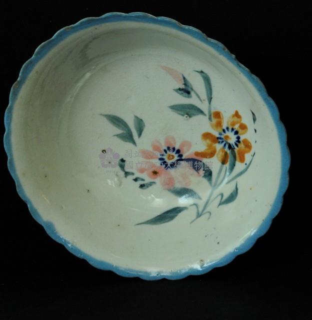 彩繪花卉湯碗藏品圖，第1張