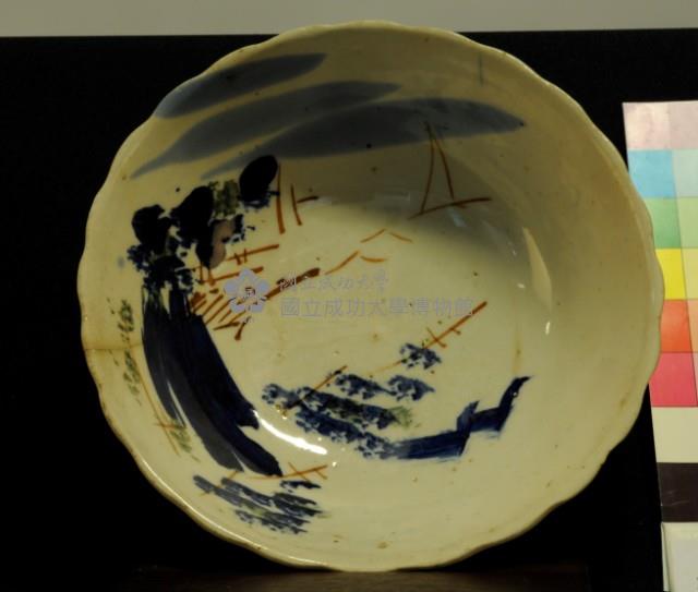彩繪風景大湯碗藏品圖，第1張