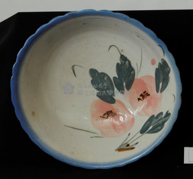 彩繪花卉大湯碗藏品圖，第1張