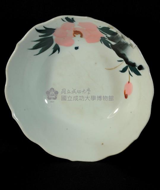 彩繪花卉大湯碗藏品圖，第1張