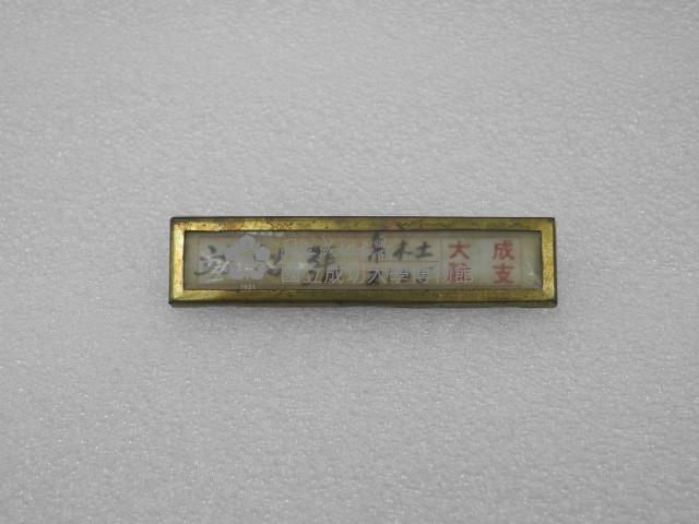 張紹竑「中國青年反共救國團」成大支隊胸章藏品圖，第1張