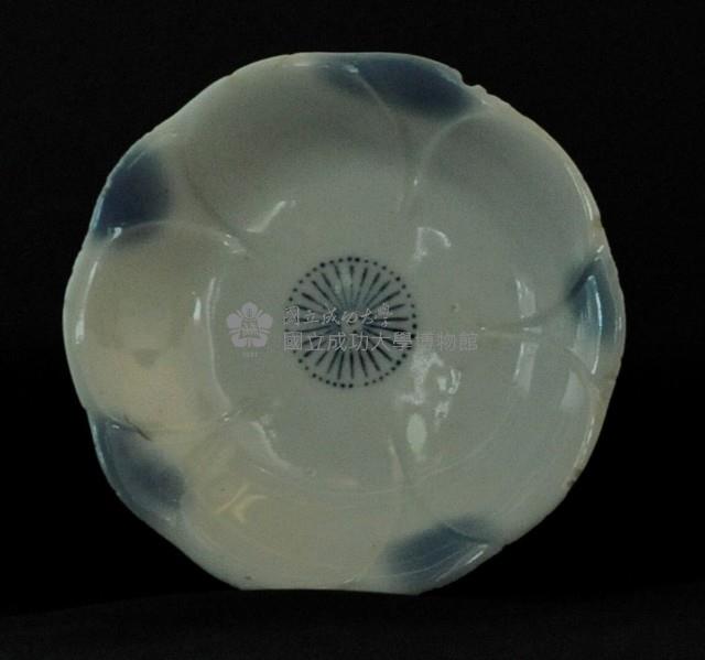 青花印花紋花卉小盤藏品圖，第1張