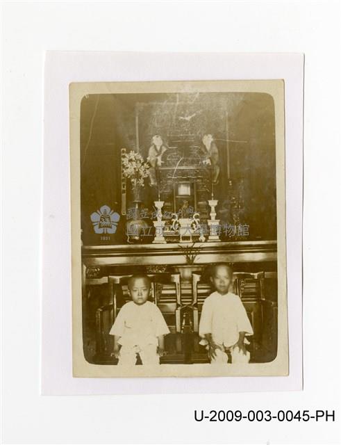 曾欽錫家族兒童合照藏品圖，第1張