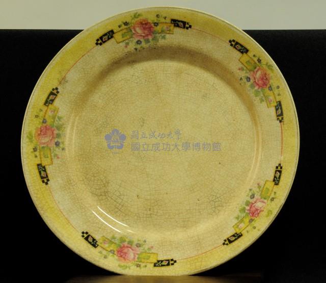 印花花卉大盤藏品圖，第1張